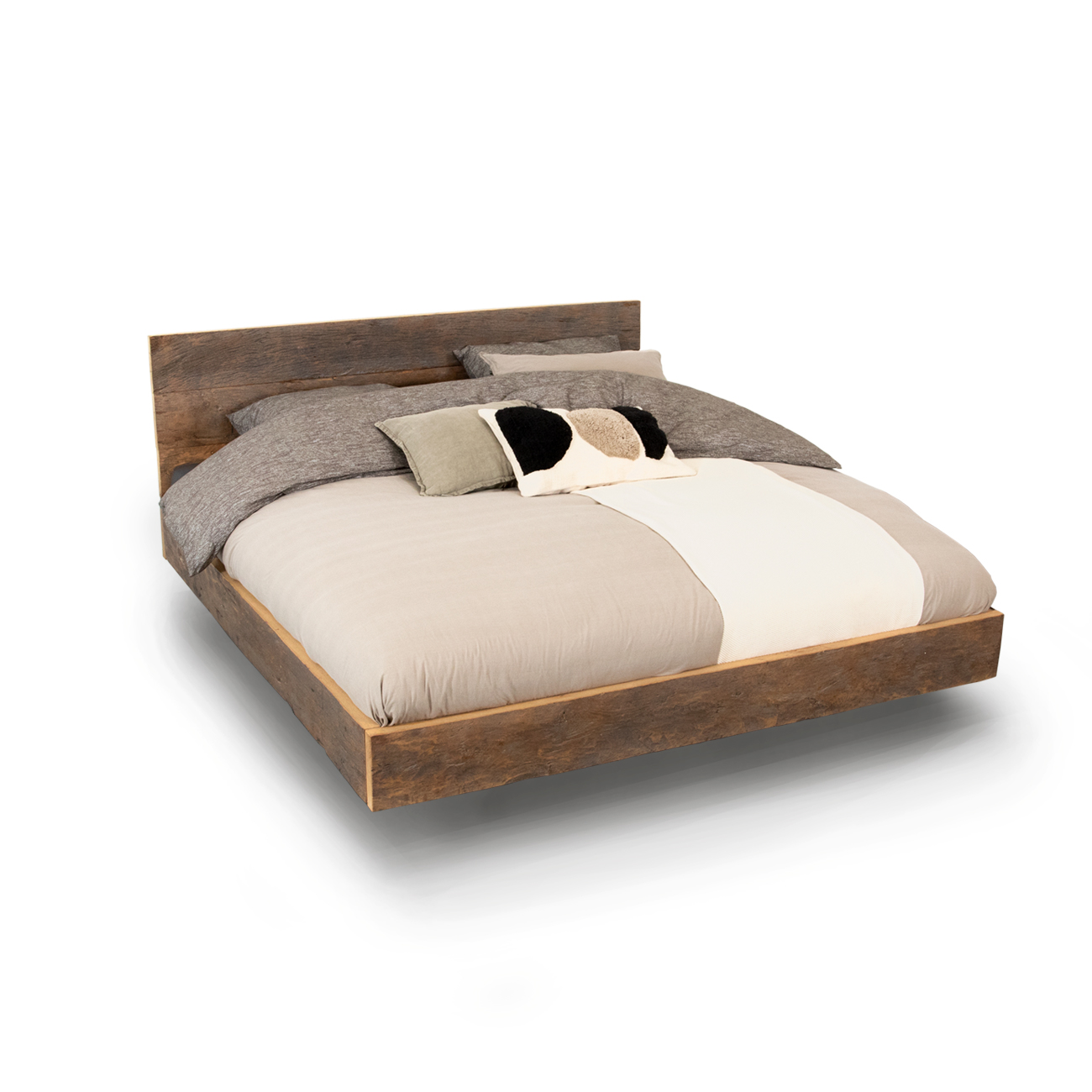 oud eiken bed rough