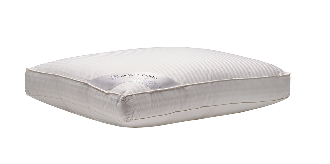 Box hoofdkussen 60% eendendons liggend ducky dons Box hoofdkussen 60% eendendons liggend ducky dons