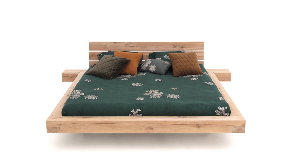 Eikenhouten balkenbed Eikenhouten balkenbed