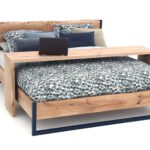 Massief eiken bedtafel