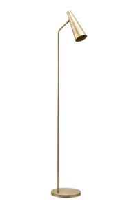 Vloerlamp precise messing kleur