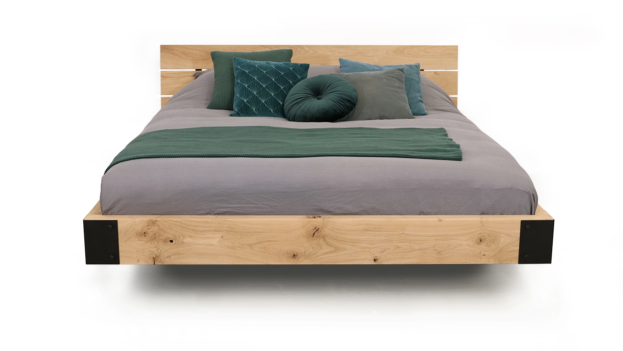 Houten bed rustiek eiken balken Houten bed rustiek eiken balken