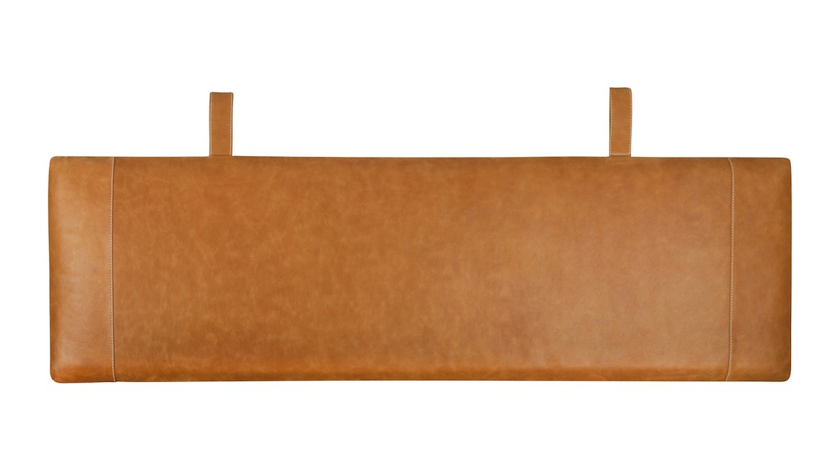 Leren hoofdbord cognac Leren hoofdbord cognac
