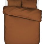 Productfoto van het dekbedovertrek minte duvet cover leather brown