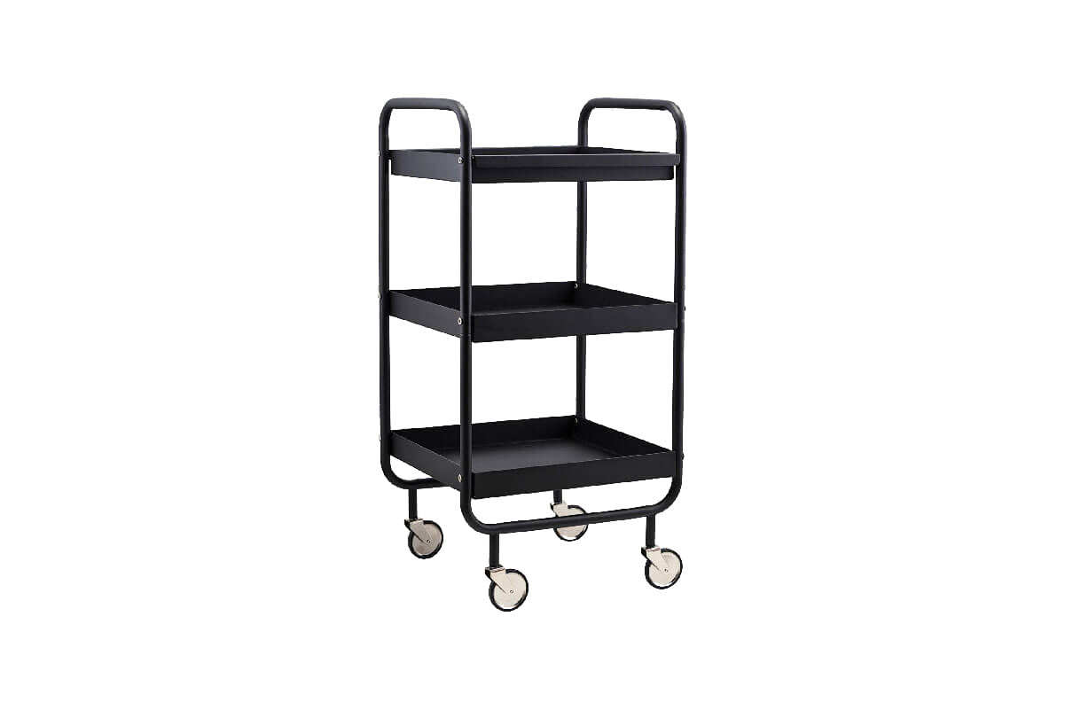 Productafbeelding van zwarte hoge trolley roll Productafbeelding van zwarte hoge trolley roll