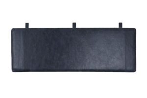 Medium Hoge Leren Hoofdbord Donkerblauw SIMO