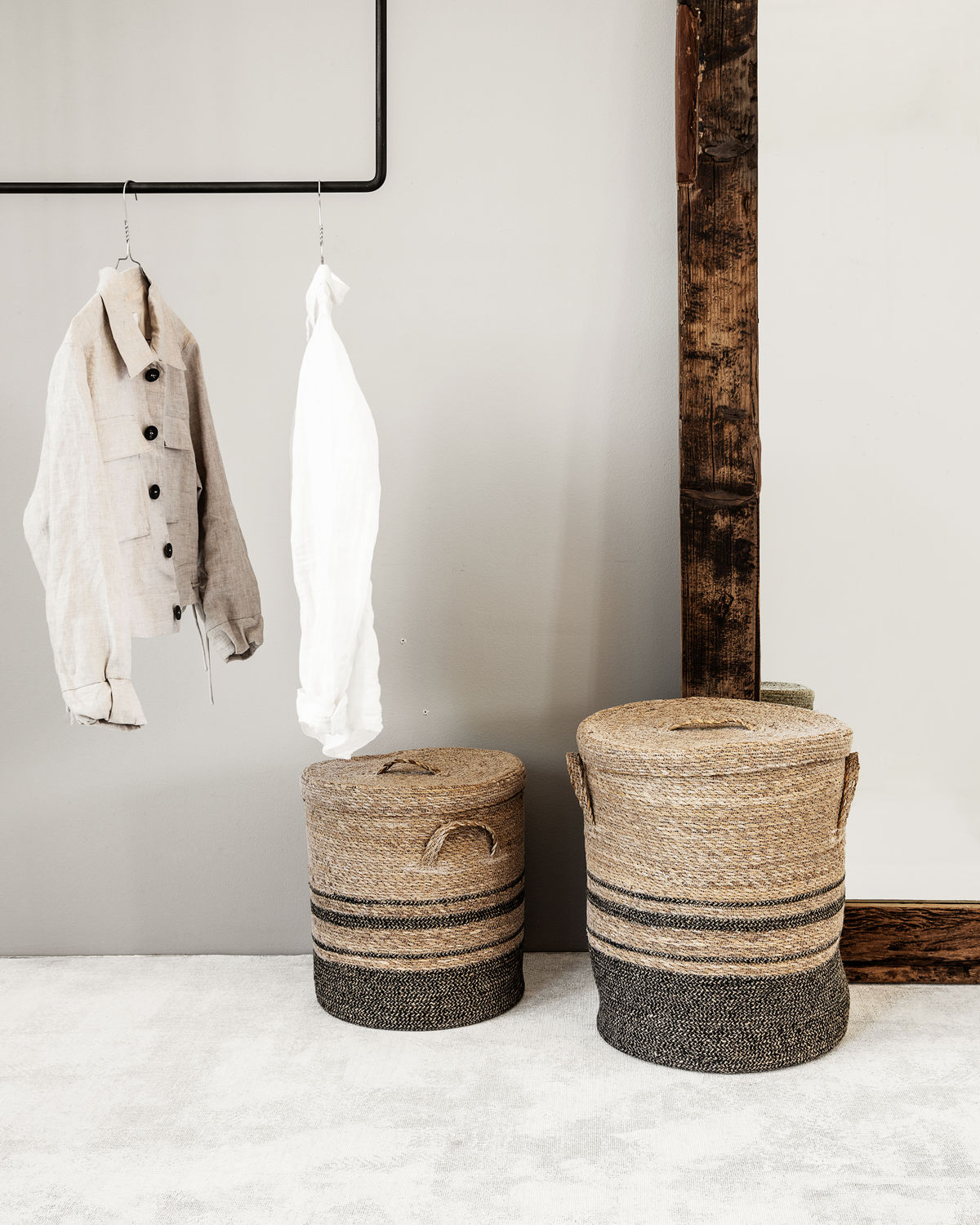 Sfeerfoto 1 GJ0107 Storage W. LID Laundry Nature Sfeerfoto 1 GJ0107 Storage W. LID Laundry Nature
