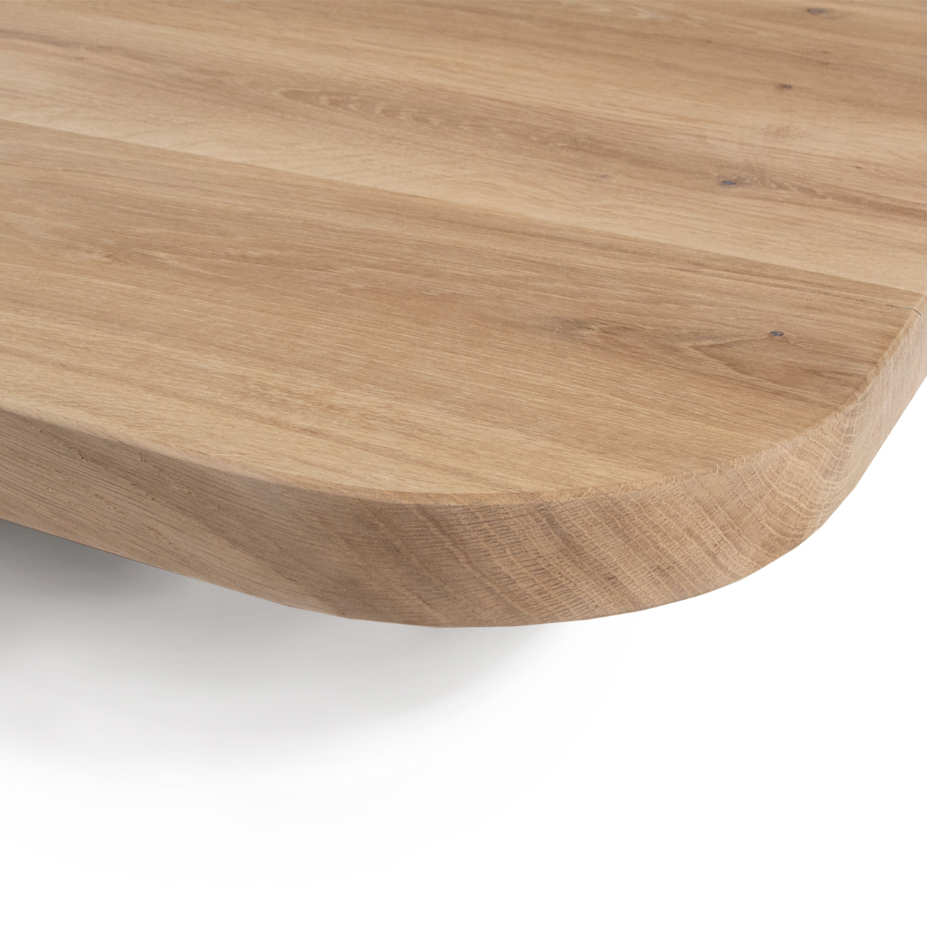 Bureaublad afgeronde hoeken detail