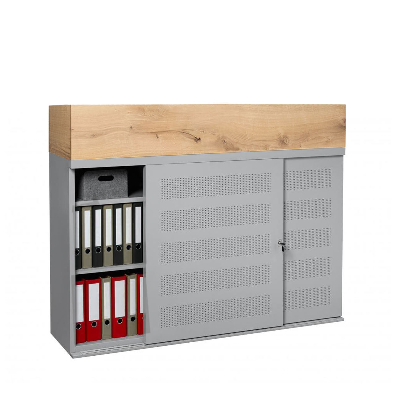 hoge schuifdeurkast perfo 1,2