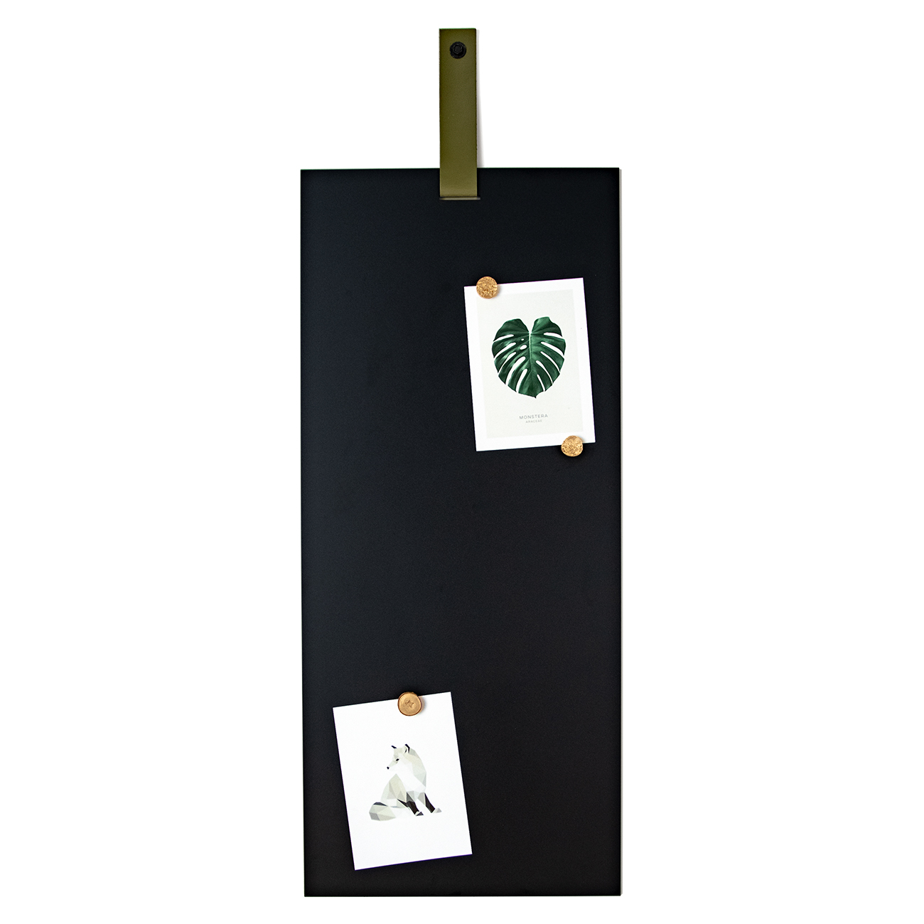 magneetbord zwart met groen